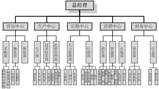 国宇化妆品erp适用的组织结构